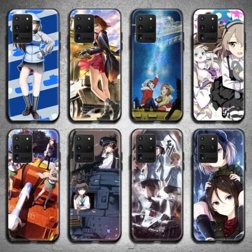 Anime Girls Und PANZER Phone Case For Samsung Galaxy S21 Plus Ultra S20 FE M11 S8 S9 plus S10 5G lite 2020