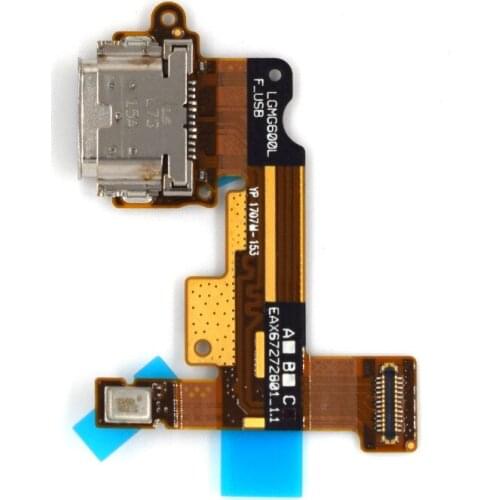 For LG G6 H870 H871 H872 H873 H870K VS998 LS993 US997 USB Charger Port Flex Cable+Microphone