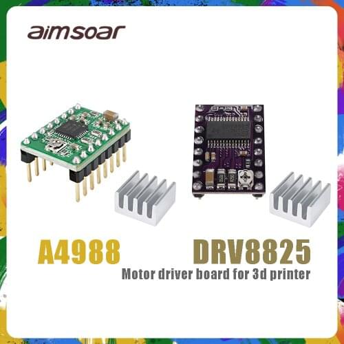 Stepper motor driver a4988 DRV8825 motor driver module heat sink Reprap Ramps 1.4/1.5/1.6 Control Motor Driver replace welded