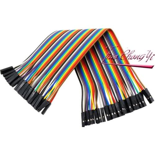 Dupont Jumper 40pin 20cm Cable Female to Female Ribbon Wire Cord 1P-1P Connector