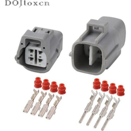 1 Set 4 Pin Sumitomo TS 090 Sealed For Carola Alto 11143 Headlight VSS Male Female Speed Sensor 6189-0126 6188-0066