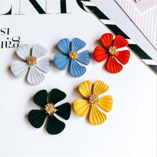 10pcs/lot New Creative Irregular Charms Connectors for Diy Earrings Alloy Rubber Paint Butterfly Flower Pendant Accessories
