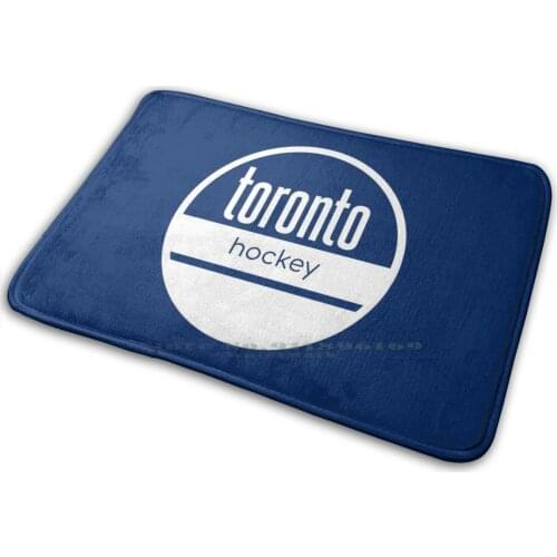 Toronto Hockey Mat Rug Carpet Anti-Slip Bedroom Entrance Door Mat Toronto Hockey Maple Leafs Hockey Toronto Logo Toronto Maple
