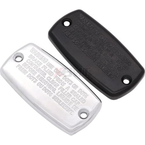 Motorcycle Chrome/Black Brake Master Cylinder Reservoir Cap For Honda Shadow VT 600 750 1100 VT600 VT750 VT1100