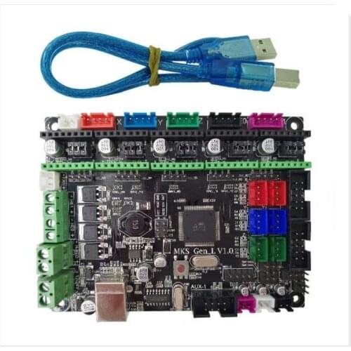 KuaiJieWei 3D printer Store MKS-GEN L V1.0 Integrated Controller Mainboard Compatible Ramps1.4/Mega2560 R3 For 3D Printer