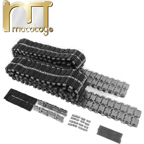Mato 1:16 Metal Tracks With Rubber And Metal Pads For Heng Long 1/16 3908-1 British Challenger 2 RC Tank