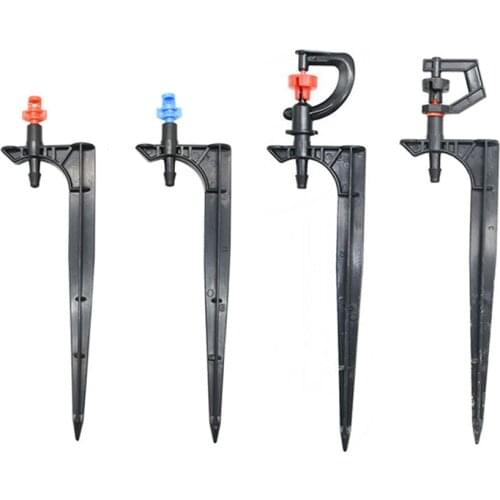 90/180/360 Degree Micro Misting Nozzle G Type Rotating Refraction Sprinklers With Nozzle Support 1/4'' Barb Connector 15pcs