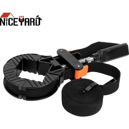 NICEYARD Quick Adjustable Band Clamp Frame Clips Polygonal Clip 90 Degrees Right Angle Multifunction Blet Clamp Woodworking Tool