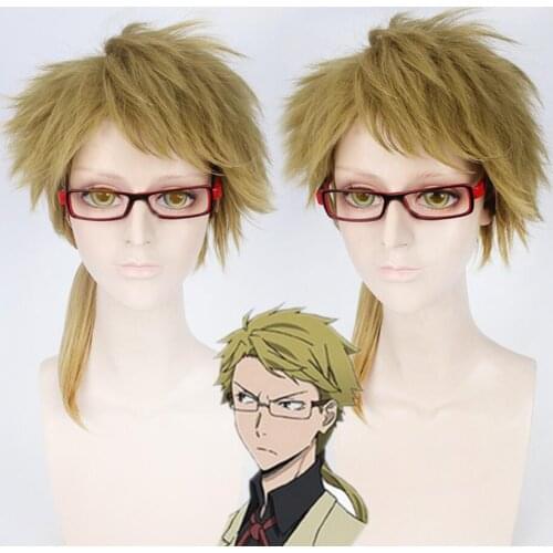 Bungo Stray Dogs Wig Doppo Kunikida Akutagawa Ryuunosuke cosplay Wigs Heat Resistant fiber anime fake hair Costume Accessories