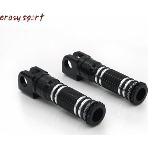 Front Foot Pegs Footrest Adapter For KAWASAKI Z1000SX Z1000 Z750 Z750S ZR7S ZR7 Zephyr X 400 ZRX-II Rider Rest Footpegs