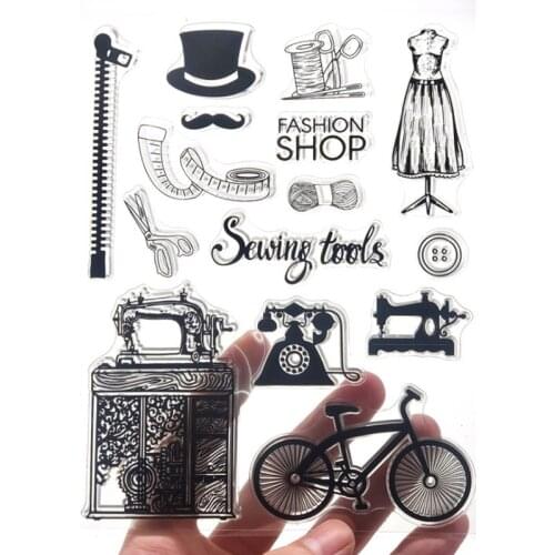 Transparent Clear Silicone Stamp Seal Scrapbooking Stencil Coloring Embossing Accessories Supplies Decoration Painting Template