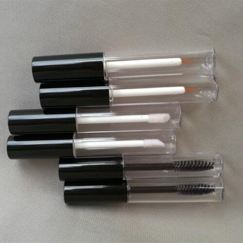 7ml Refillable Empty Mascara Eyelash Growth Tube Eyeliner Bottle Lip Gloss Vials Containers F215