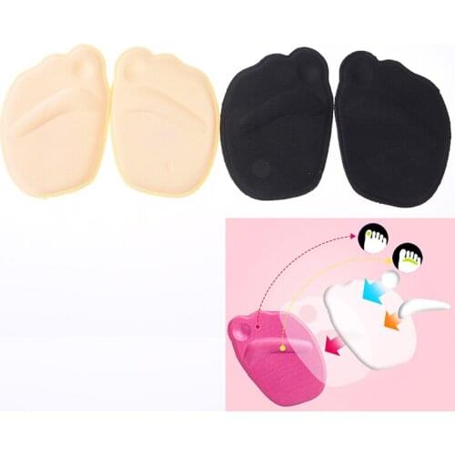 Forefoot Insoles Shoes Sponge Pads High Heel Soft Insert Anti-Slip Foot Protection Pain Relief Women Shoes Insert Cushion