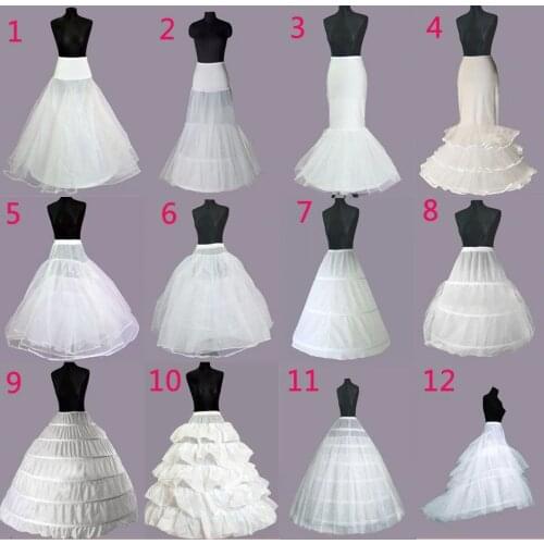 WEDDING BRIDAL DRESS PROM PETTICOAT HOOPS UNDERSKIRT CRINOLINE REGULAR WAIST