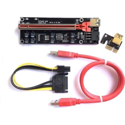 USB 3.0 PCI-E Riser VER 009S Express 1X 16X Extender Pcie Riser Adapter Card
