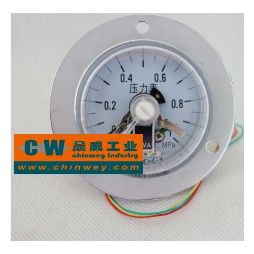 YXC-60ZT 2.5" Magnetic help 60mm electric contact pressure gauge manometer , Back mount