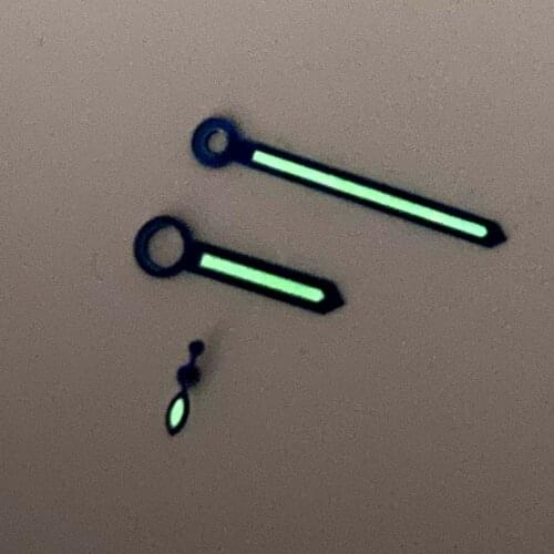 Green Luminous Watch Hands Needles Fit ETA 6497 6498 Hand Winding Movement Wristwatch Replacement