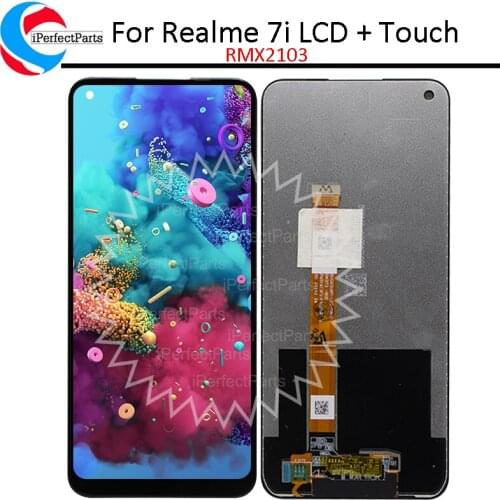 6.5" For OPPO Realme 7i LCD RMX2103 Display Screen Touch Digitizer with Assembly For Realme 7i LCD