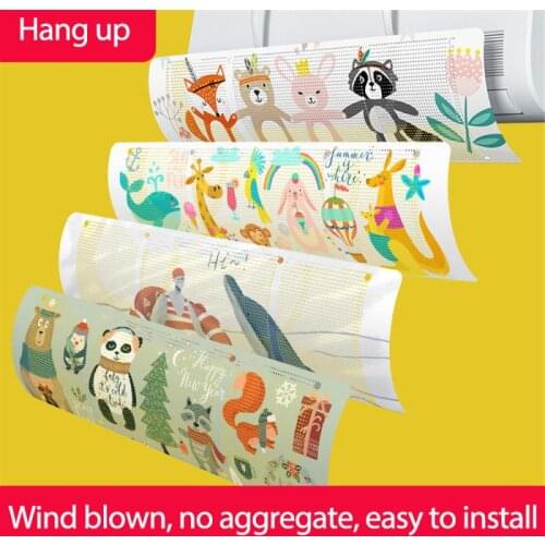 1set Adjustable Air Conditioning Cover Wind Deflector Windshield Air Conditioner Tools Air Baffle Shield Home Office Accessories