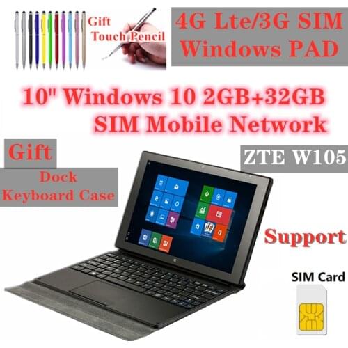 10.1inch 1+32GB Windows 8.1 CPU Z3735G Tablet PC With Pico Ported Case & Keyboard 1280 x 800 IPS Dual Cameras HDMI-Compatible