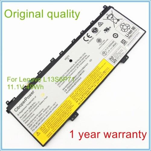 11.1V 49W original battery L13S6P71 for L13S6P71 L13M6P71 121500234 Free shipping