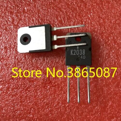 2SK2038 K2038 TO-3P POWER MOSFET TRANSISTOR MOS FET TUBE 10PCS/LOT ORIGINAL NEW