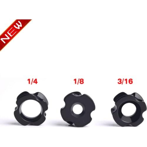 2X 3/16" 1/4'' 1/8" Hunting Archery Aluminum Peep Sight black Peed site High quality Compound Bow Accessories hunting Tool