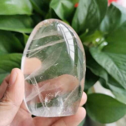 300g Natural clear quartz free form healing Standing quartz for home Decoration