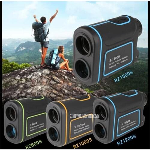 5-600m 1000m 1200m 1500m 8X24 Rangefinder Monocular Laser Range Finder Distance Meter Speed Measure Telescope for Golf Hunting
