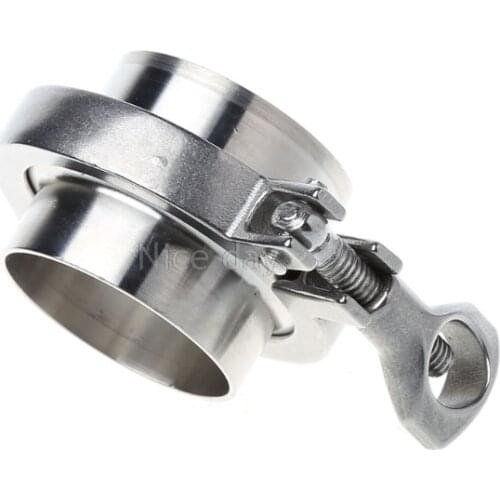 51mm 2" OD SS304 Sanitary Pipe Weld Ferrule + Tri Clamp + PTFE Gasket Set F16 20 Dropship