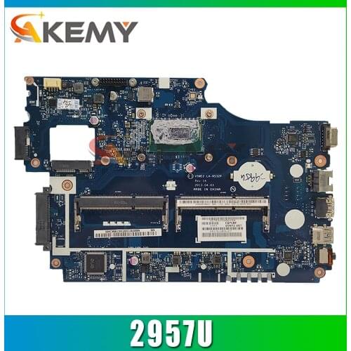 Akemy Laptop motherboard For ACER Aspire E1-572 E1-532 E1-572G Mainboard 2957U V5WE2 LA-9532P NBMFM1100E SR1DU