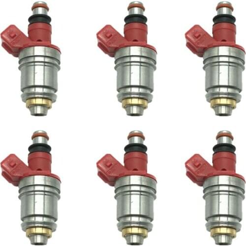 6Pcs Car Fuel injector for Nissan Patrol Y60 Leopard 2030 TB42 OEM: JS21-1 16600-86G01 1660086G01 16600-86G00 1660086G00