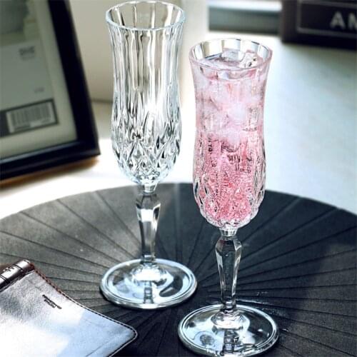 Cocktail glass water glasses for drinking shot glasses set strawberry cups wine glasses crystal cute cups goblet glass