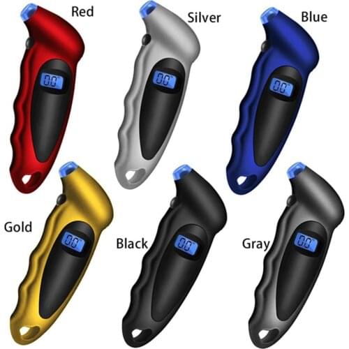 Digital Tire Pressure Gauge, Tire Pressure Gauge with Backlit LCD Display, Mini Car Controller for Auto, Bike, Motorcycle