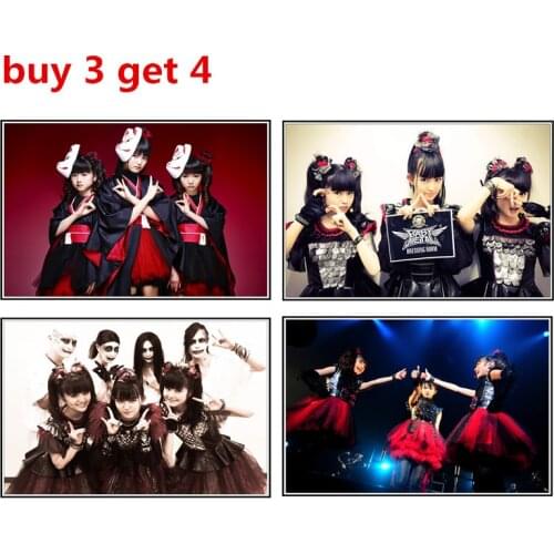 BABYMETAL poster family bedroom decoration picture high definition coated paper poster Bar Cafe Cafe bedroom wall stickers
