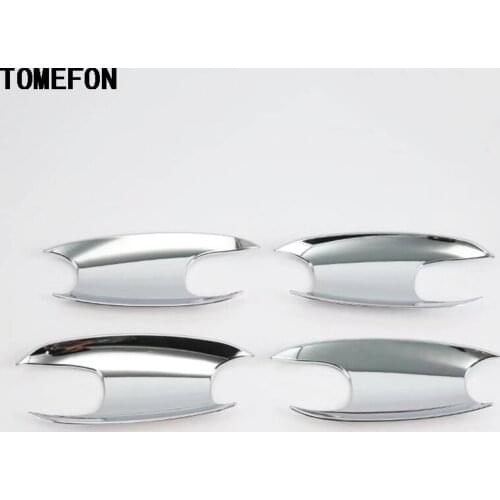 For BMW G30 5 Series 2017 2018 Exterior Decoration Car Chrome ABS Door Handle Bowl Cover Sticker 4pcs