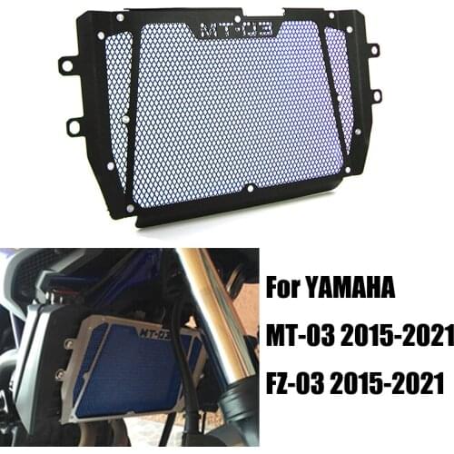 For Yamaha MT-03 MT03 MT 03 2015 2016 2017 2018 Motorcycle Radiator Grille Grill Guard Cover Protector Perfect Fit MT-03 MT03