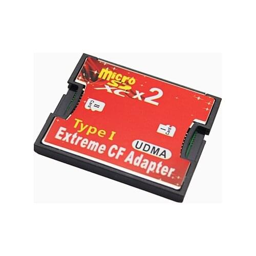 Micro SD X2 to CF Card Set Double TF to CF Card Set supports SDXC 2TB high-speed transfer card