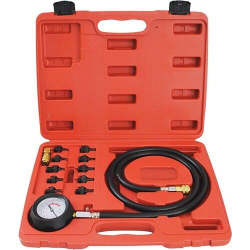 Engine Oil Pressure Test Kit Tester Low Oil Alarm Device 12 Pieces Garage Air Conditioner Tools On Sale CN Origin