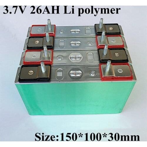 3pcs 3.7v 26ah Li Polymer 12 V Battery Bateria Litio 12v Bateria 12v Lithium 26Ah Einhell Power Bank 12v Battery Pack for E Bike