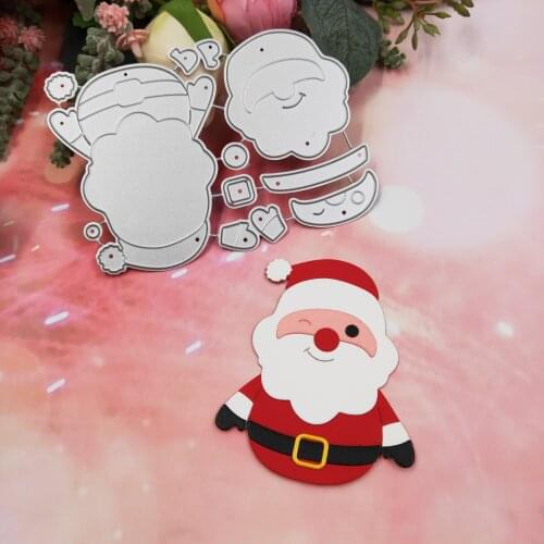 Santa Claus, Snowman, Elk Metal Cutting Dies 2020 new DIY scrapbook paper card decoration technology embossing mold