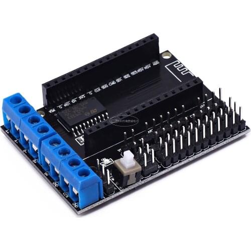 NodeMCU Motor Shield Board L293D for ESP-12E from ESP8266 esp 12E kit diy rc toy wifi rc smart car remote control