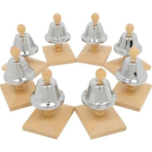 Orff percussion 8-tone wooden bell aluminum alloy early childhood education musical instruments preschool teaching aids