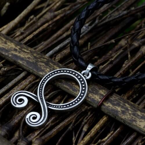 Viking pirates runes norse amulet Religious Troll Cross pendant necklace Vikings legend Nordic Pagan necklaces for men Jewelry