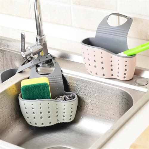 Kitchen Storage Sink Shelf Soap Sponge Drain Rack Kitchen Organizer Sink Kitchen Accessories