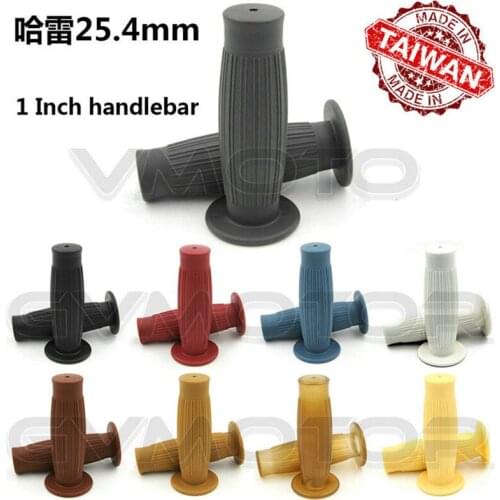 For Harley Colors Available Rubber Motorcycle Handle Bar Grips Universal Motorbike parts Retro Barrel Motorcycle Handlebar Grip