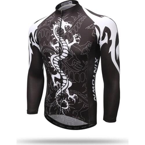 Dragon Skull Cycling Jerseys Autumn Fit Comfortable Road Bike MTB Jersey Men Coat Coats and Jackets Women Ropa Ciclismo Hombre