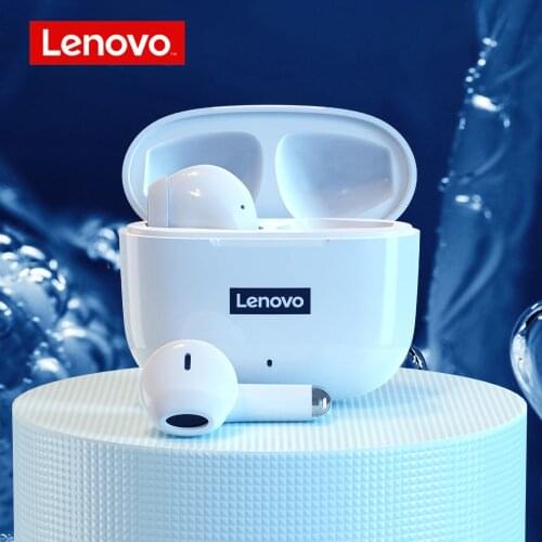 New Lenovo LP40 TWS Wireless Earphone Dual Stereo Bluetooth headphone Noise Cancelling Touch Control IPX5 Waterproof Headsets