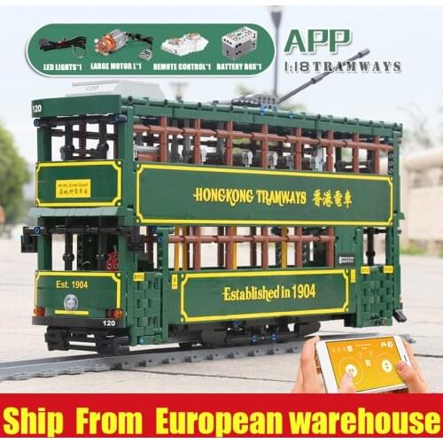 MOUD KING KB120 high-tech Car Model The APP RC Motorized 1904 Whitty Street Depot Building Blocks Bricks Christmas Toys Gifts