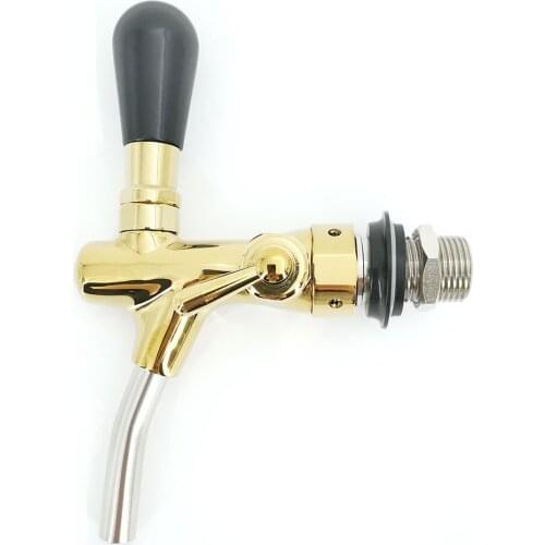 Italian style golden beer faucet